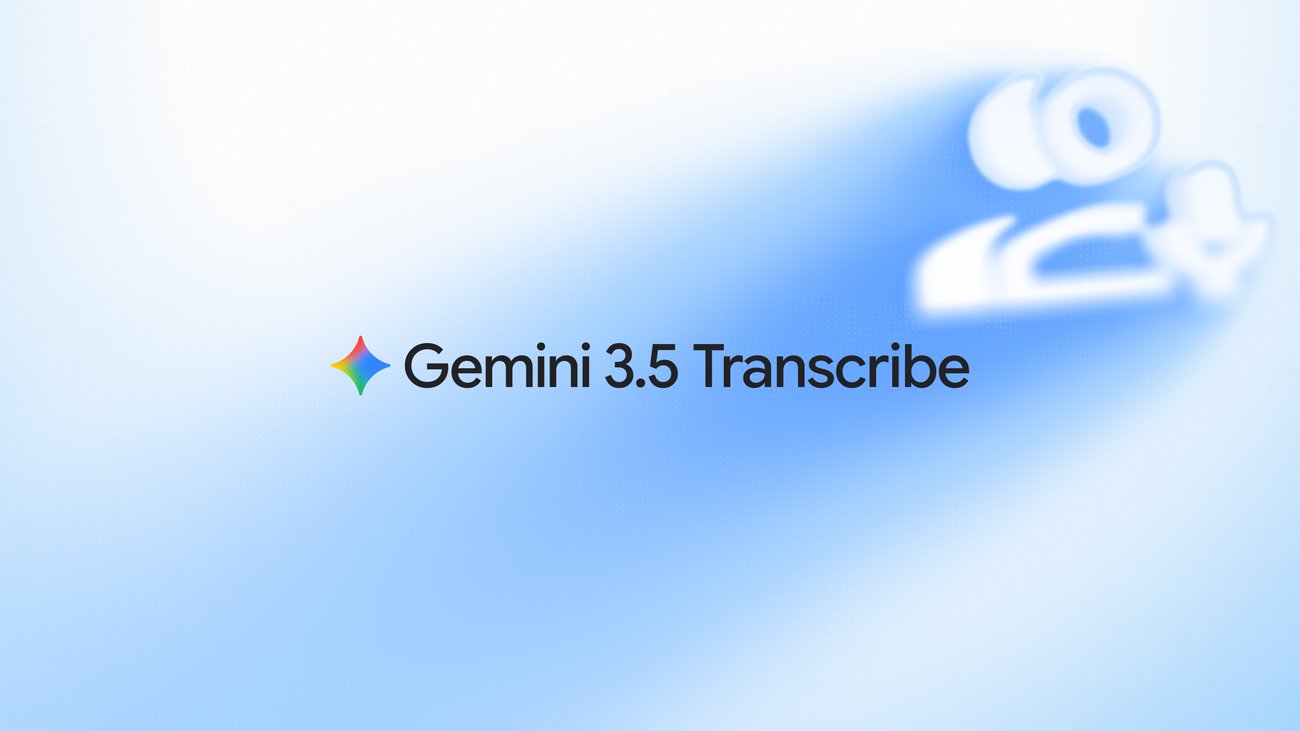 Google의 Gemini 3.5 Transcribe 소개 이미지