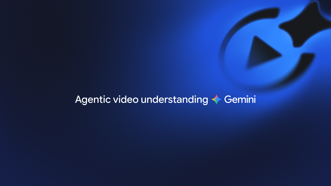 Gemini 에이전틱 영상 이해 기능의 공식 대표 이미지