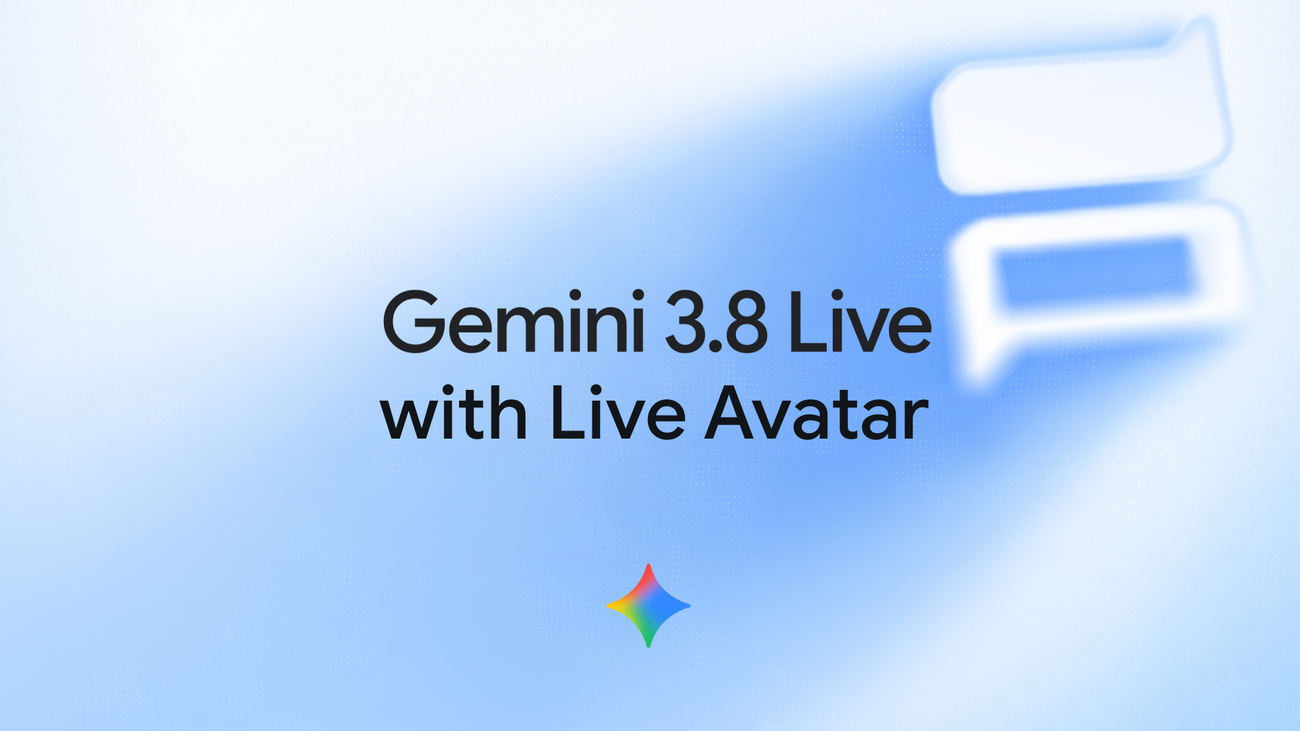 Gemini Live Avatar 공식 소개 이미지
